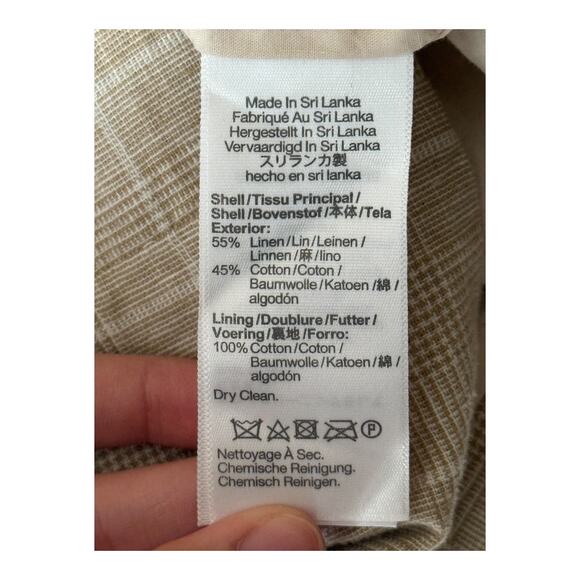 Madewell Welt-Pocket plaid Mini Skirt tan size 12 - Picture 5 of 7